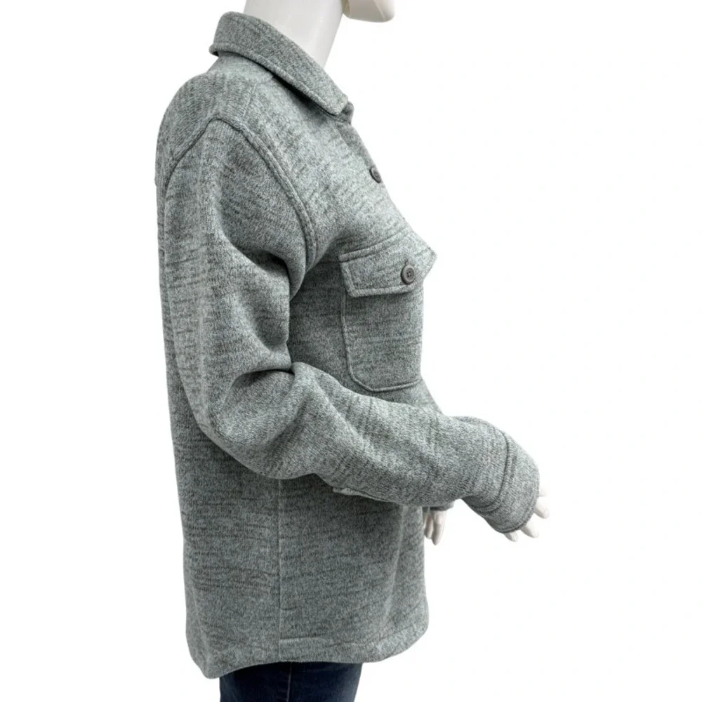 PRANA Medium Thermal Fleece Shacket Shirt Jacket Gorpcore‎ Utility Granola Girl